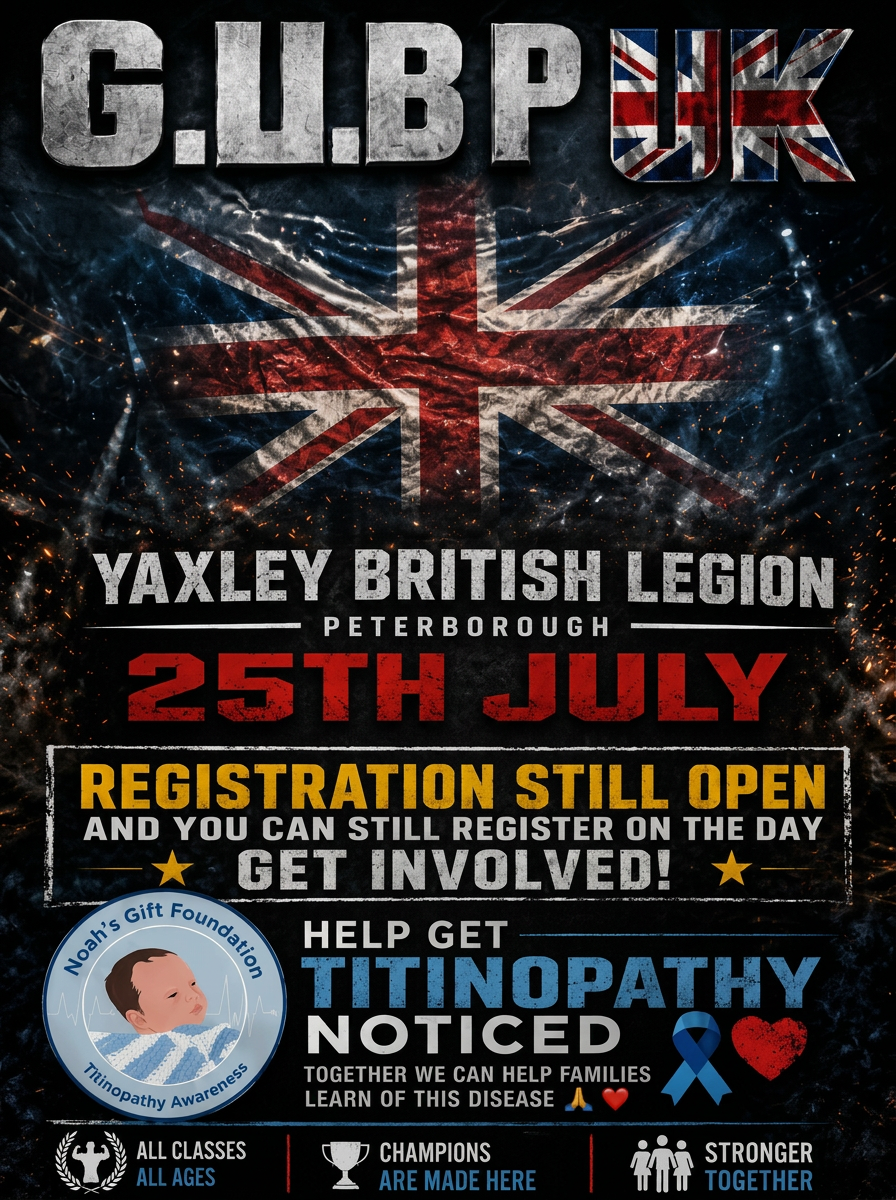G.U.B.P UK · 25th July · Yaxley British Legion, Peterborough